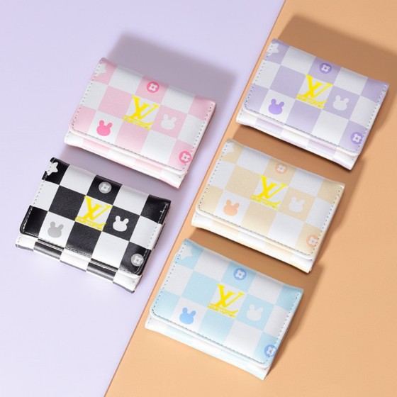 Fashion Leather Card Holder Storage Bank Credit Cash Card ID Card Passport Holders Bag Organizer Case Wallet Pocket Purse